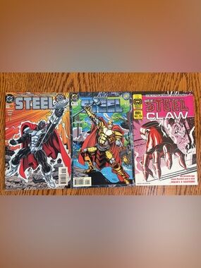 Lot of Three “Steel” Comics